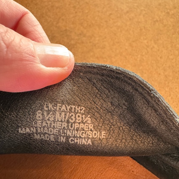 Lucky Brand Black Leather Shoes - Picture 4 of 5